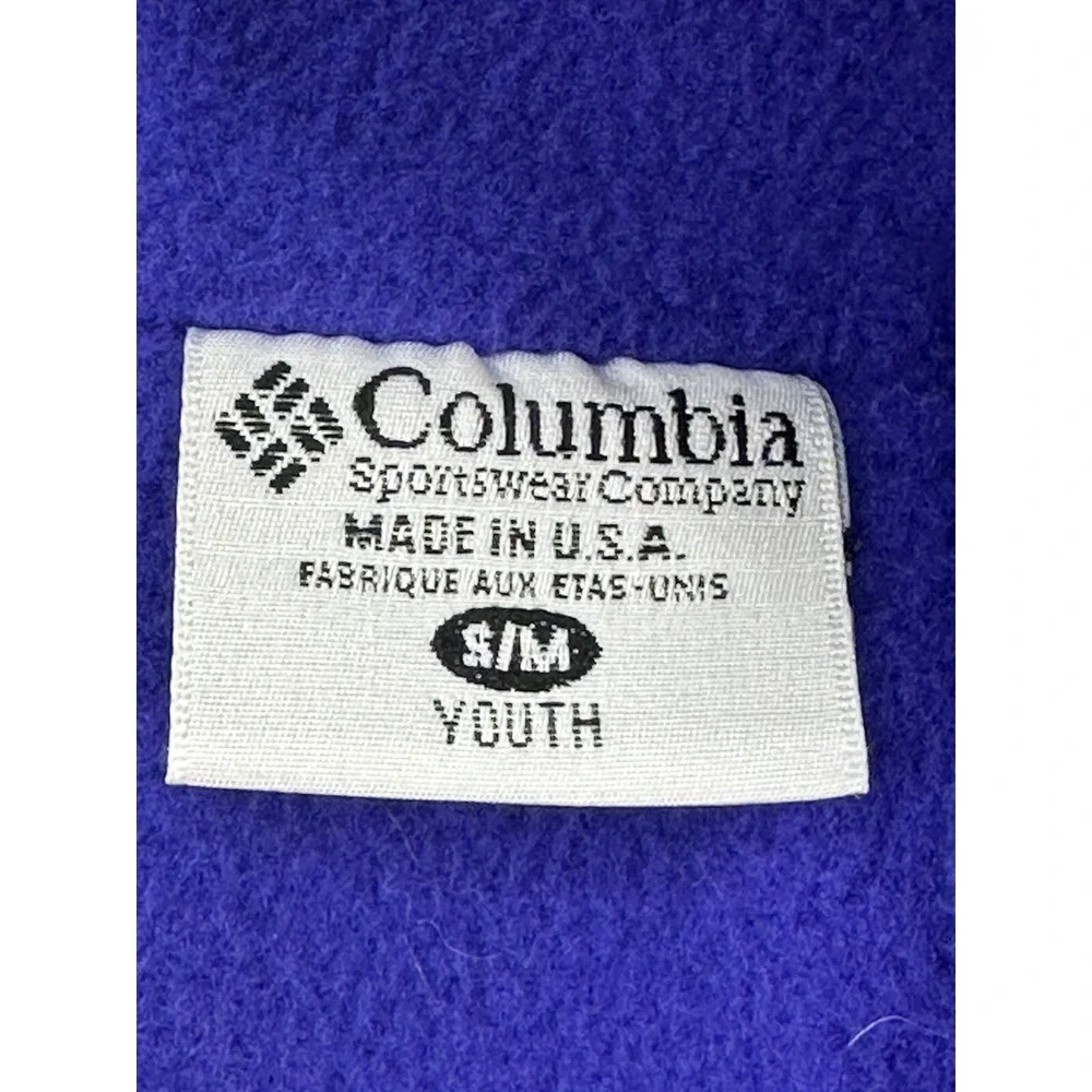 NWT Vintage Columbia Beanie Youth Shooting Star Hat Fleece Sz‎ S/M Multicolor